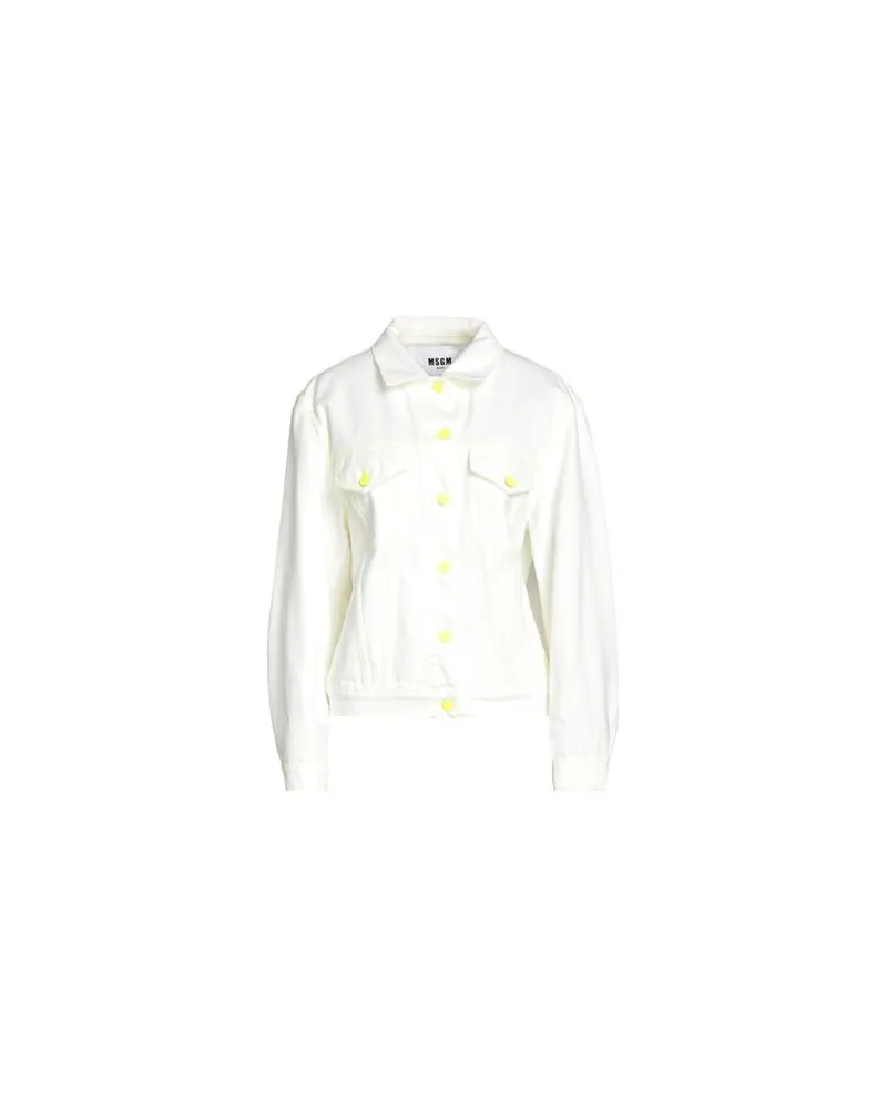 MSGM JACKEN & MÄNTEL - Jeansjacken/Mäntelauf YOOX.COM Weiß