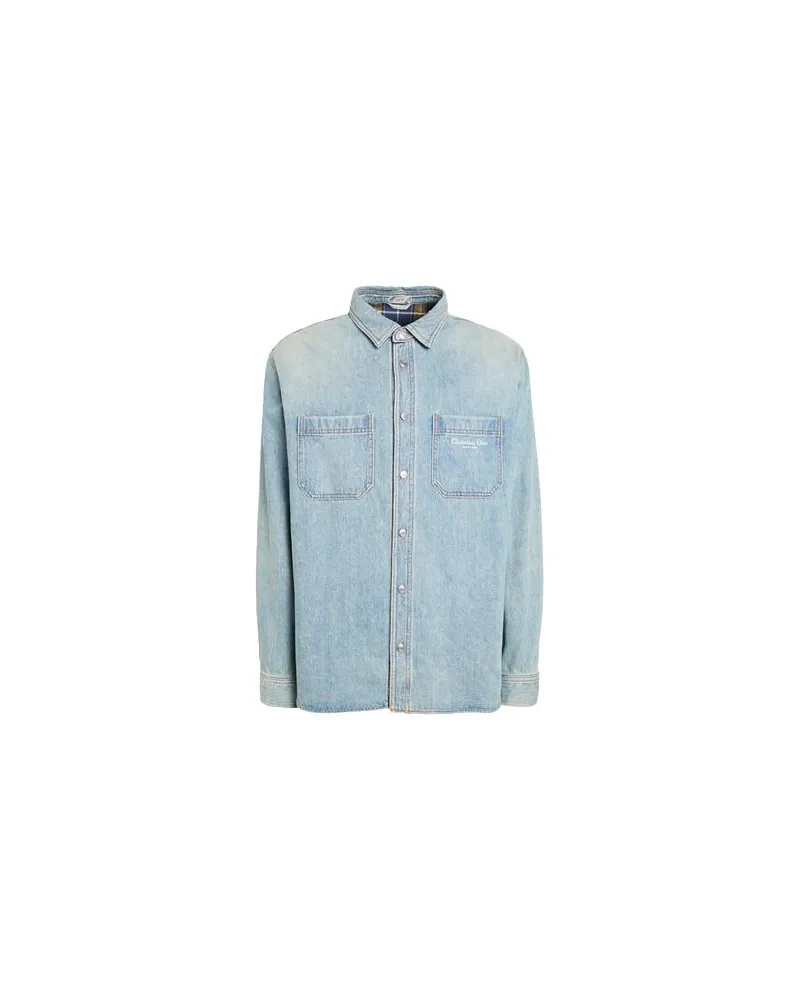 Dior JACKEN & MÄNTEL - Jeansjacken/Mäntelauf YOOX.COM Blau