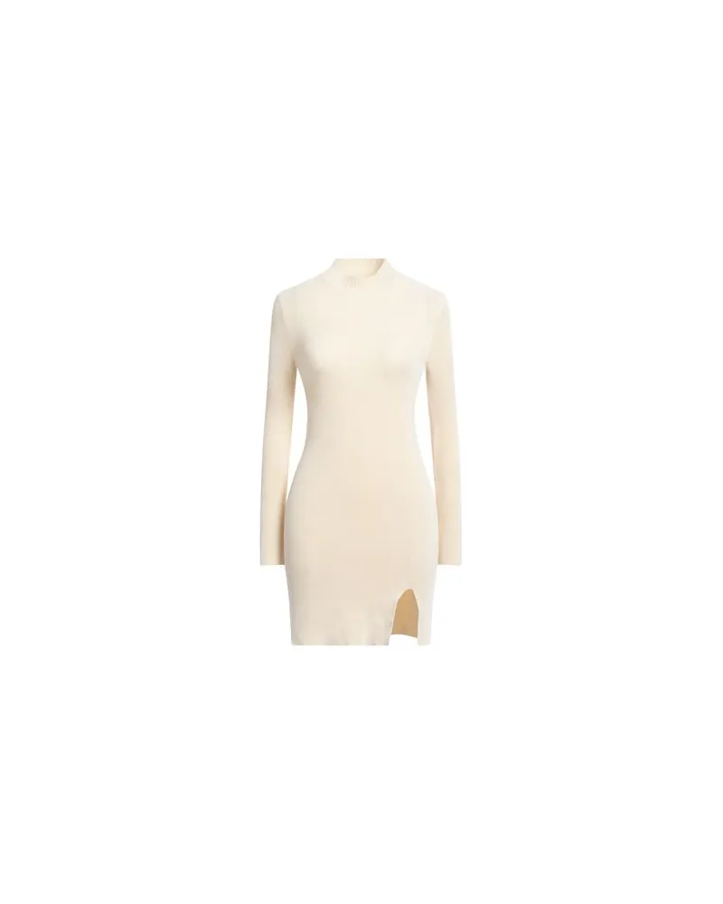 VICOLO KLEIDER - Mini-Kleiderauf YOOX.COM Cremeweiß