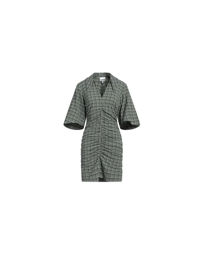 Ganni KLEIDER - Mini-Kleiderauf YOOX.COM Säuregrün