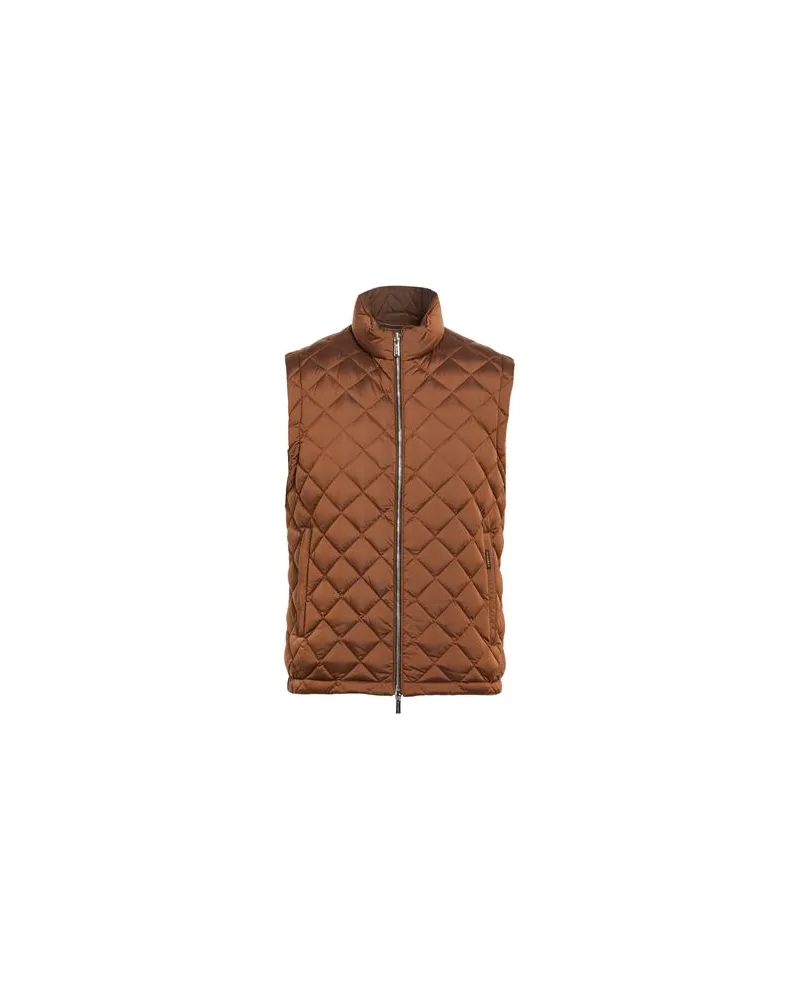 MOORER JACKEN & MÄNTEL - Westenauf YOOX.COM Braun