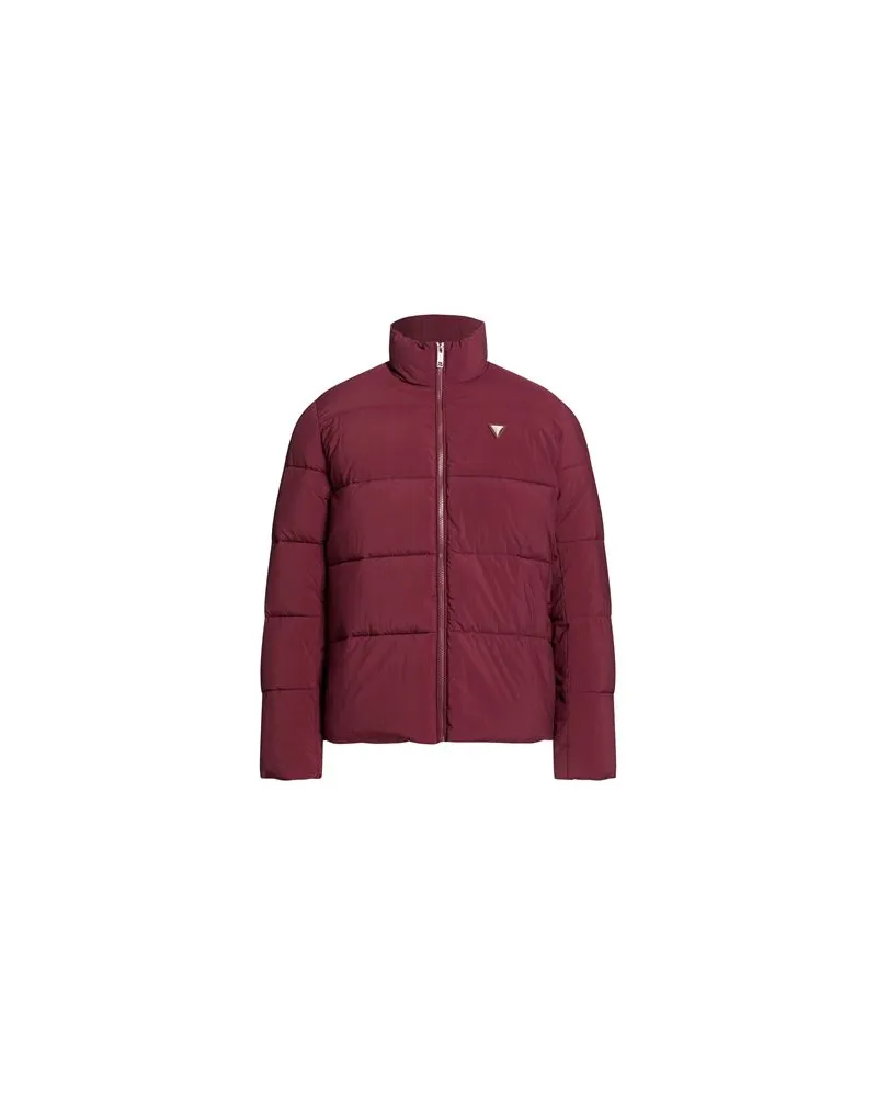 Guess JACKEN & MÄNTEL - Pufferjacken & Daunenjackenauf YOOX.COM Bordeaux