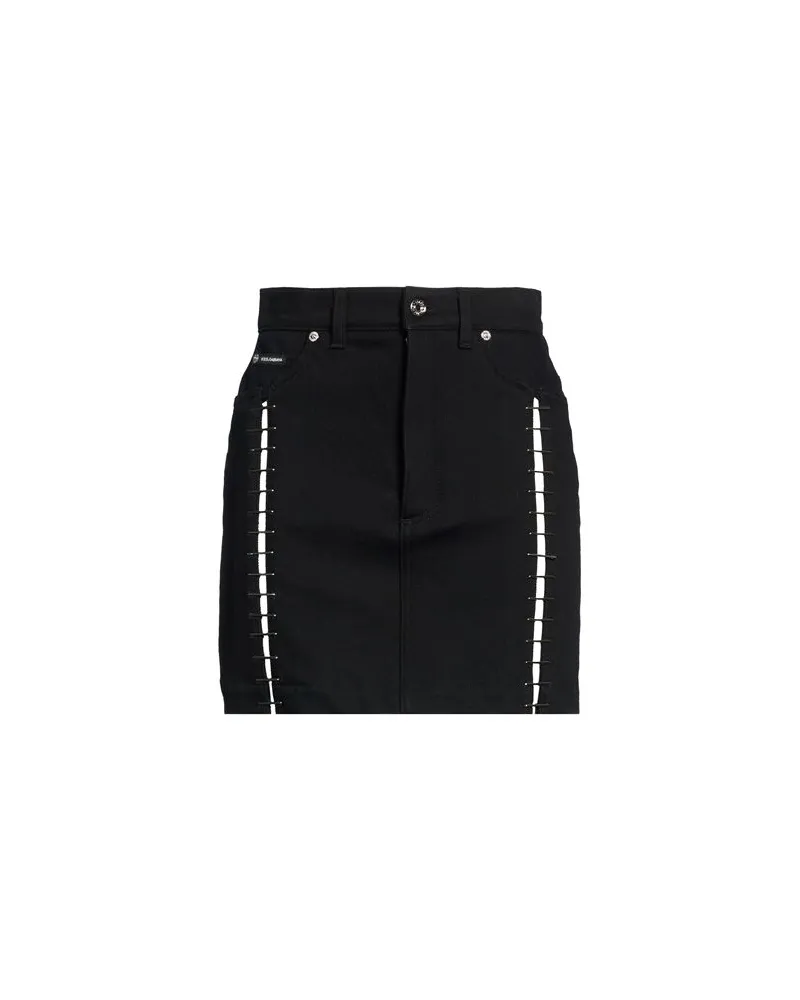 Dolce & Gabbana HOSEN & RÖCKE - Jeansröckeauf YOOX.COM Schwarz