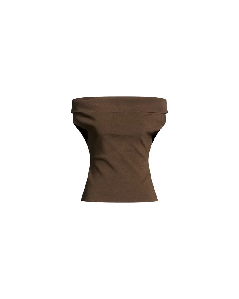 ARMARIUM TOPS - Topsauf YOOX.COM Schokobraun