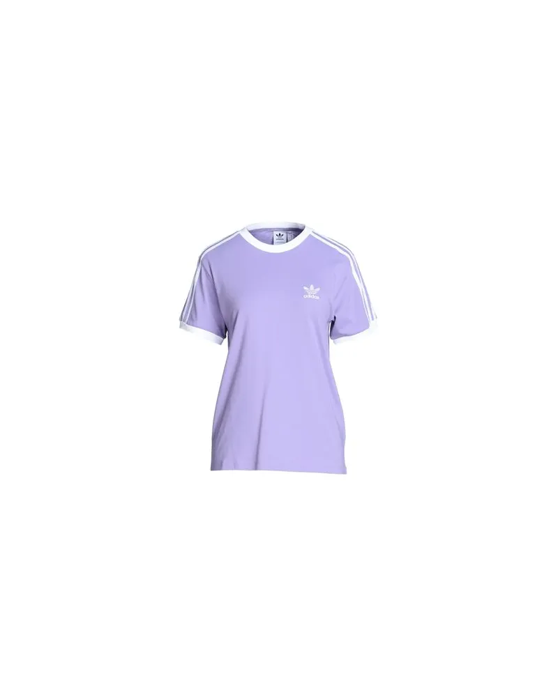 adidas ADICOLOR CLASSICS 3 STRIPES TEE  - TOPS - T-shirtsauf YOOX.COM Malve