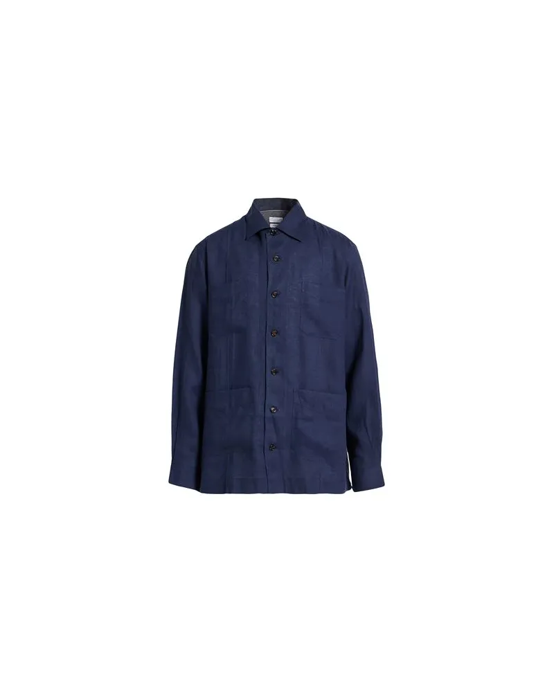 Brunello Cucinelli TOPS - Hemdenauf YOOX.COM Nachtblau