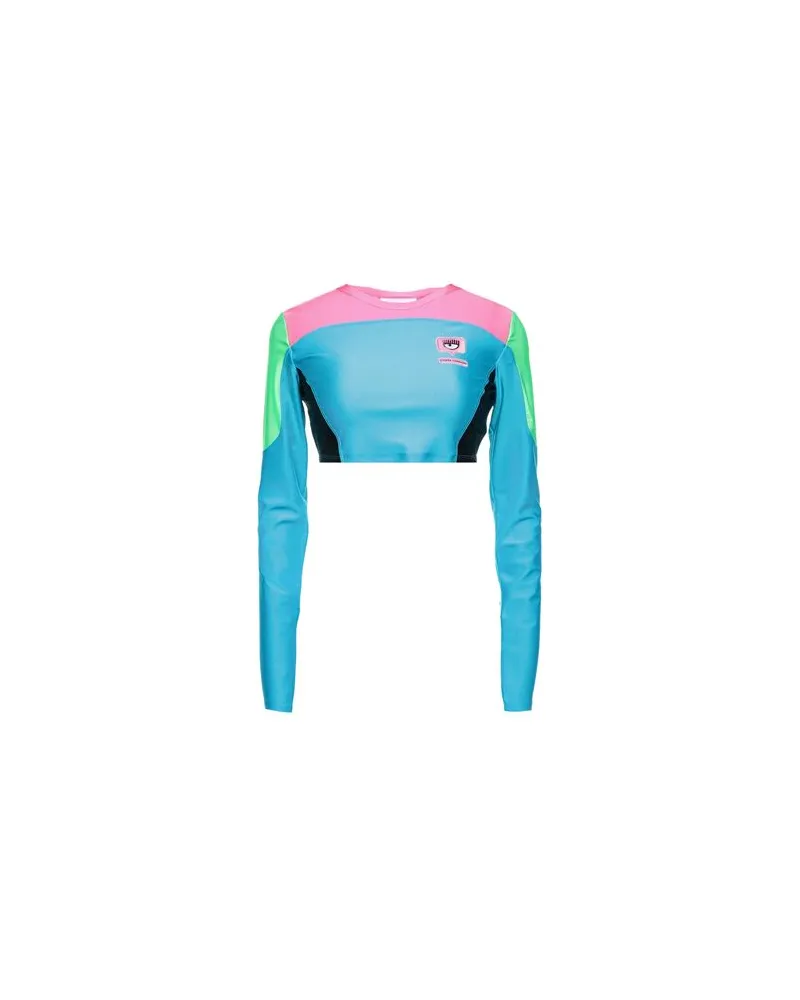 Chiara Ferragni TOPS - T-shirtsauf YOOX.COM Azurblau
