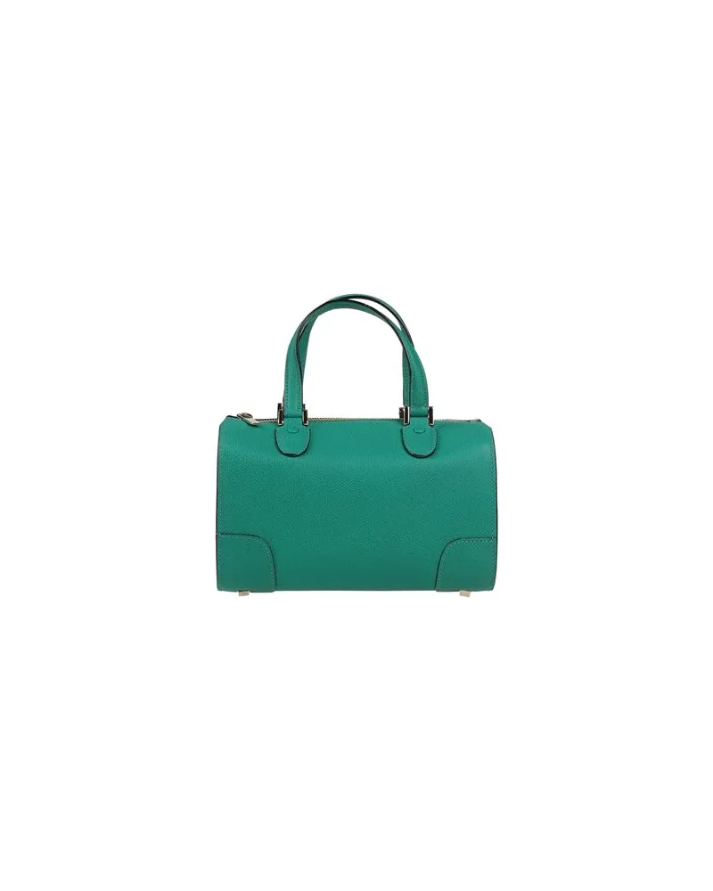 Valextra BABILA MINI  - TASCHEN - Handtaschenauf YOOX.COM Smaragdgrün