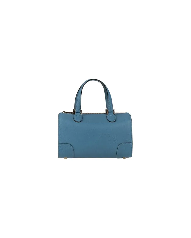 Valextra BABILA MINI  - TASCHEN - Handtaschenauf YOOX.COM Azurblau