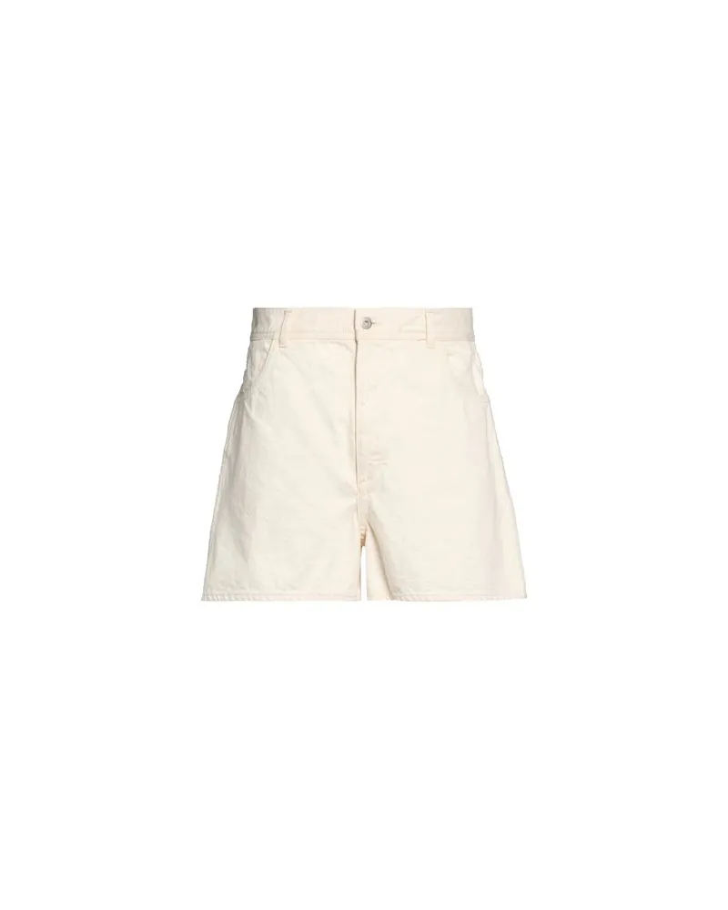 Jil Sander HOSEN & RÖCKE - Jeansshortsauf YOOX.COM Cremeweiß