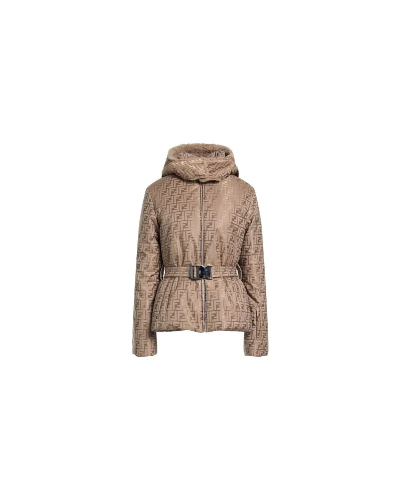 Fendi JACKEN & MÄNTEL - Pufferjacken & Daunenjackenauf YOOX.COM Sand
