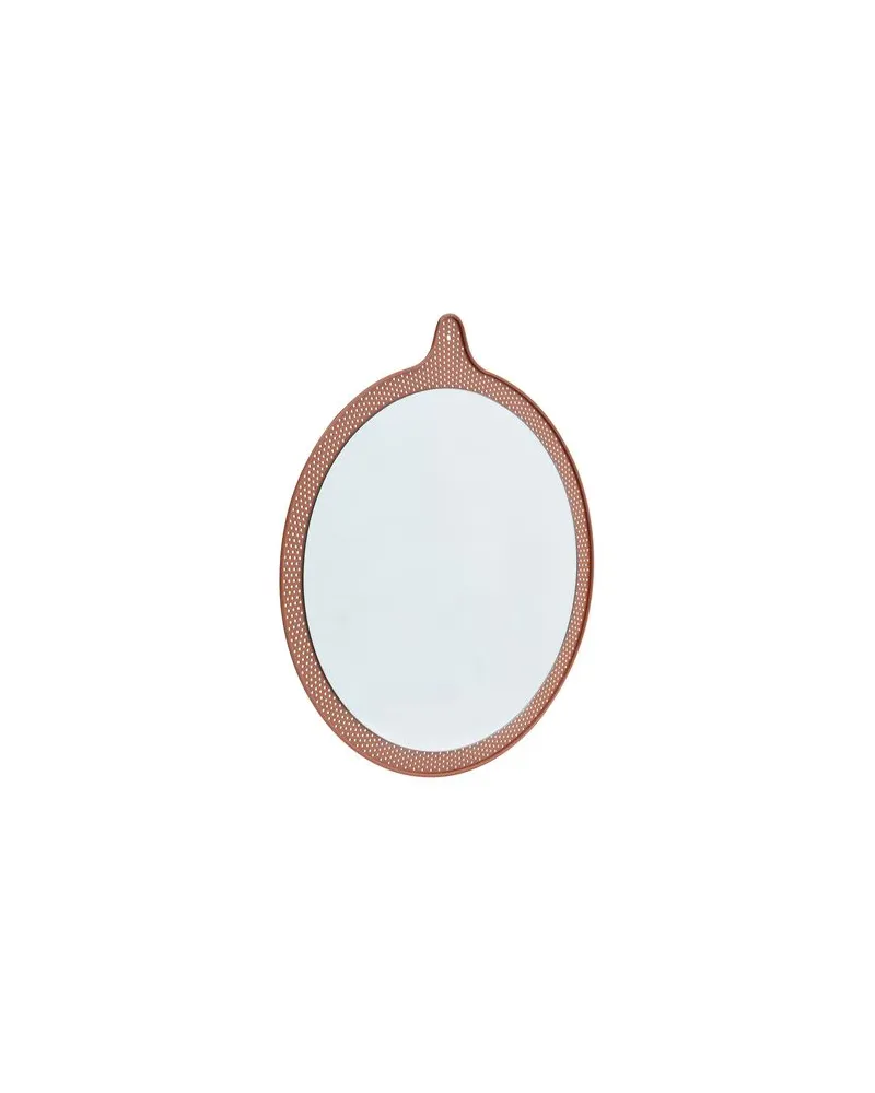 Normann Copenhagen TIVOLI Ticket Mirror Large   - MÖBEL - Spiegelauf YOOX.COM Braun