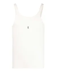 Saint Laurent Tank Top Weiß