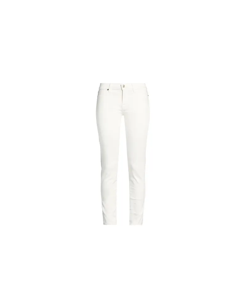 7 for all mankind HOSEN & RÖCKE - Jeanshosenauf YOOX.COM Elfenbein