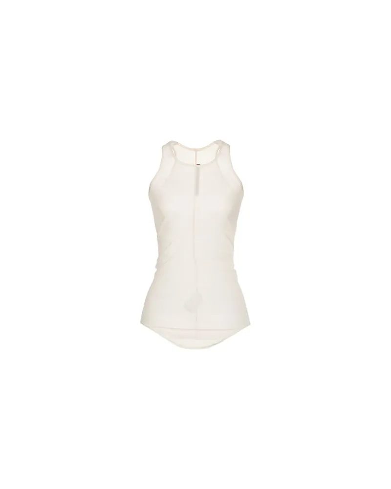 Rick Owens Lilies TOPS - Tank Topsauf YOOX.COM Cremeweiß