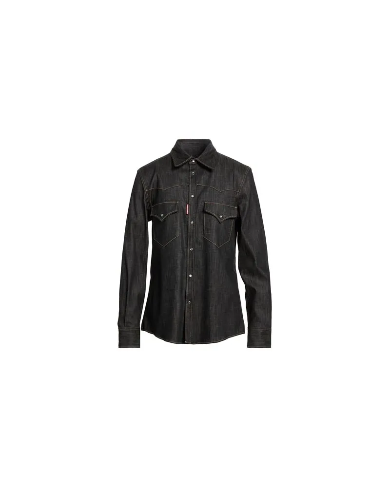 Dsquared2 TOPS - Jeanshemdenauf YOOX.COM Schwarz