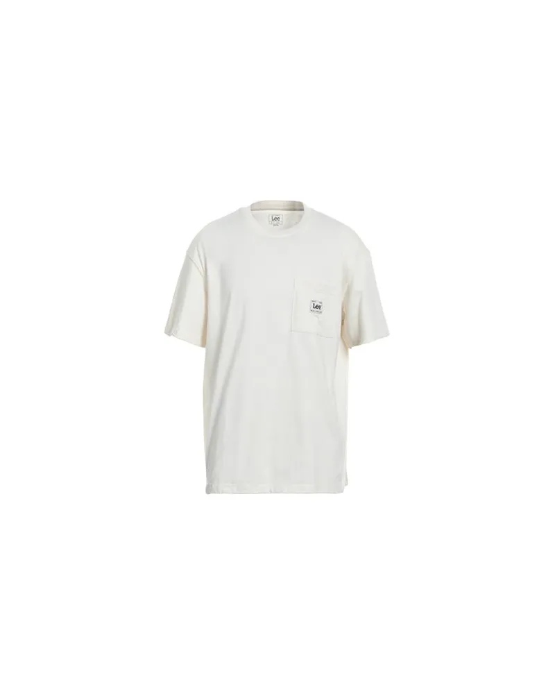 Lee TOPS - T-shirtsauf YOOX.COM Cremeweiß