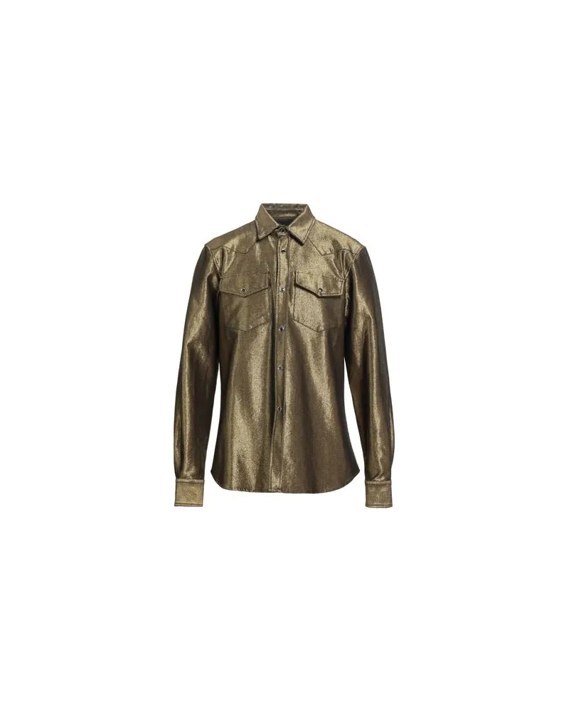 Department 5 TOPS - Jeanshemdenauf YOOX.COM Gold