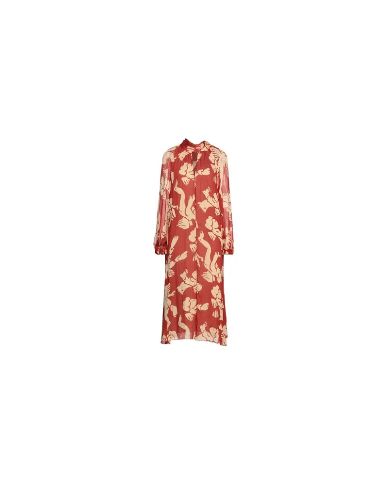 ottod’Ame KLEIDER - Midi-Kleiderauf YOOX.COM Ziegelrot