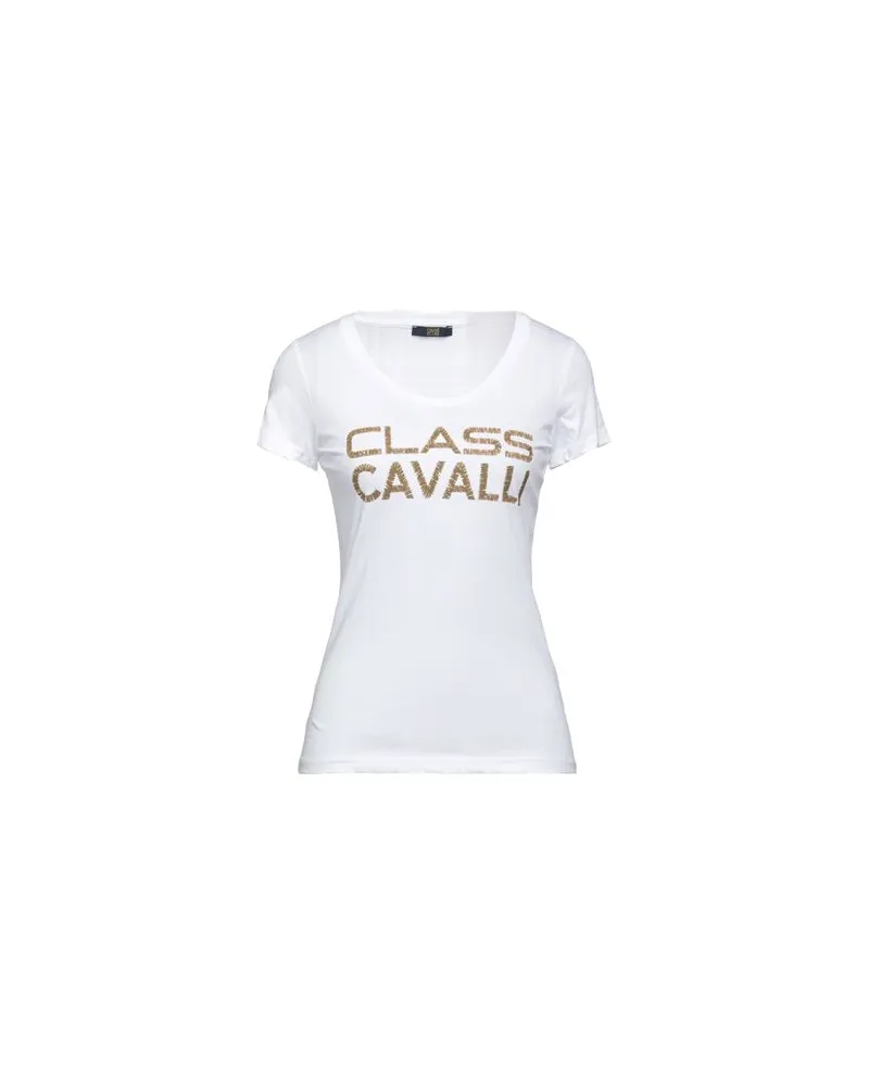 Roberto Cavalli TOPS - T-shirtsauf YOOX.COM Weiß