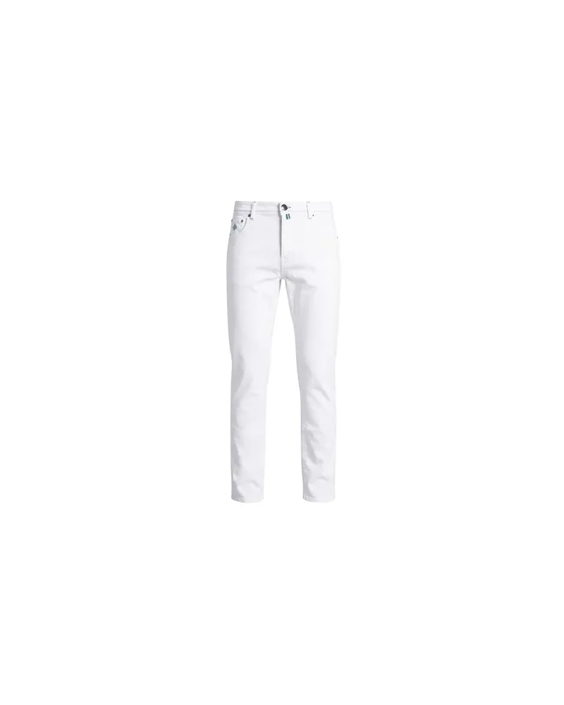 Luigi Borrelli HOSEN & RÖCKE - Jeanshosenauf YOOX.COM Weiß