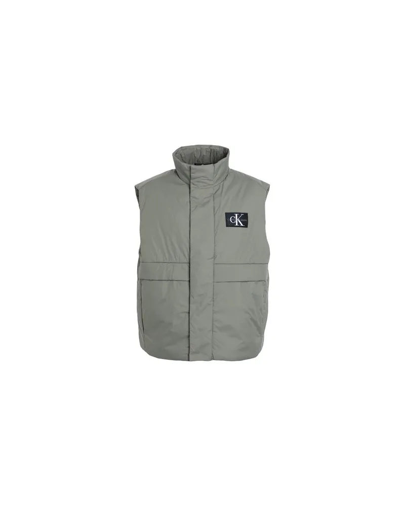 Calvin Klein JACKEN & MÄNTEL - Pufferjacken & Daunenjackenauf YOOX.COM Salbeigrün