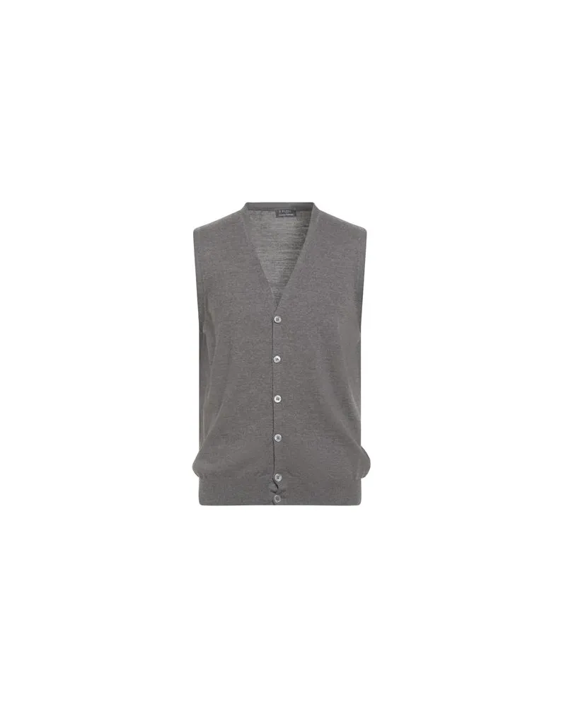 BARBA STRICKWAREN - Strickjackenauf YOOX.COM Maulwurfsgrau