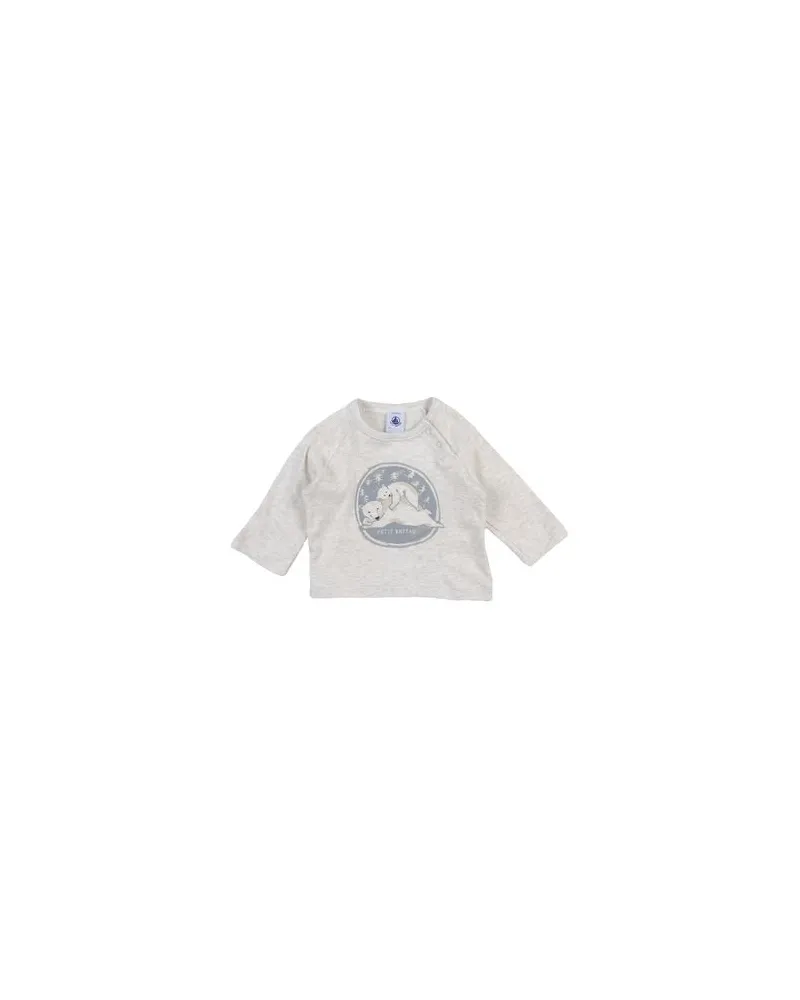 Petit Bateau TOPS - T-shirtsauf YOOX.COM Elfenbein
