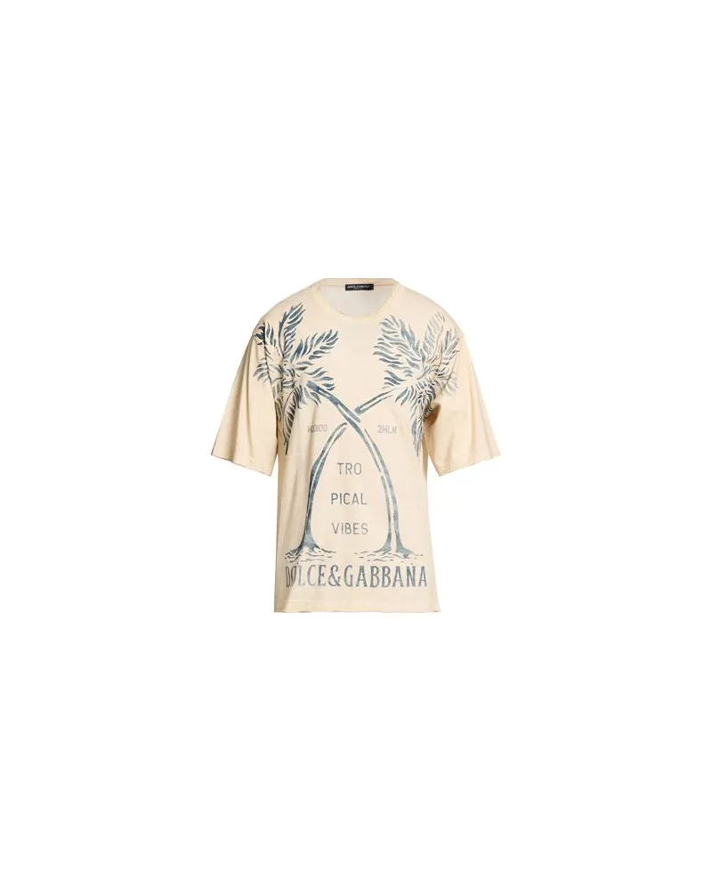 Dolce & Gabbana TOPS - T-shirtsauf YOOX.COM Beige