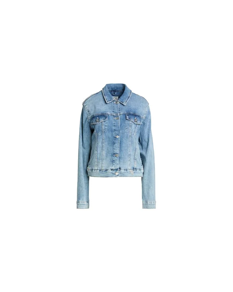 Guess JACKEN & MÄNTEL - Jeansjacken/Mäntelauf YOOX.COM Blau
