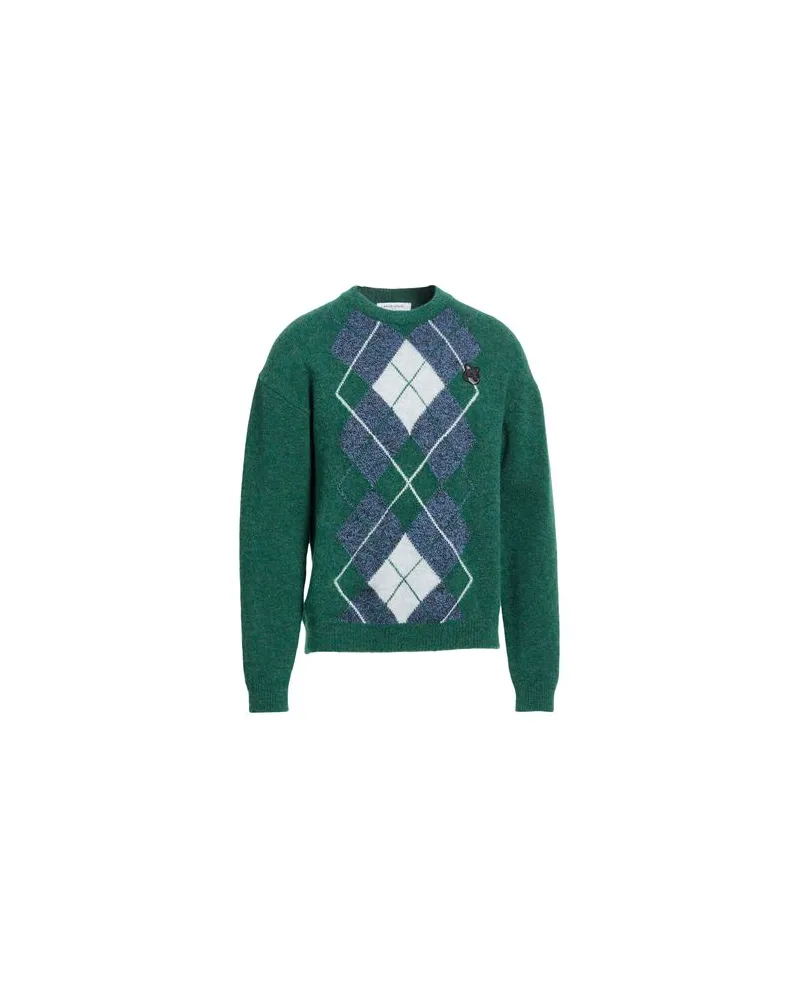 Kitsuné STRICKWAREN - Pulloverauf YOOX.COM Dunkelgrün
