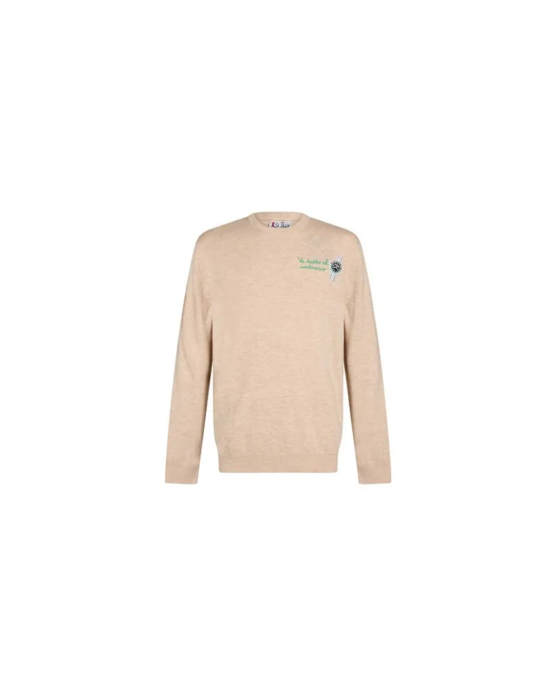 MC2 Saint Barth APRÈS-SKI COLLECTION - STRICKWAREN - Pulloverauf YOOX.COM Beige