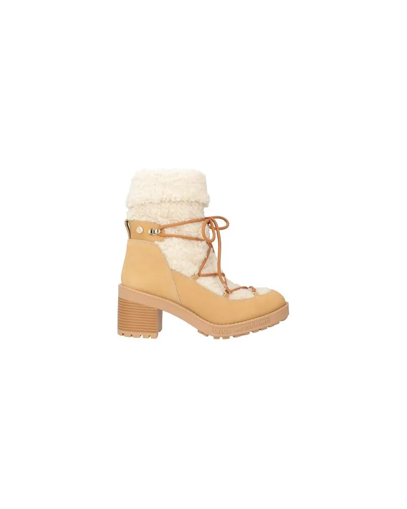 Moschino SCHUHE - Stiefelettenauf YOOX.COM Sand