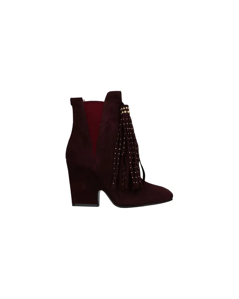 Twin-Set SCHUHE - Stiefelettenauf YOOX.COM Pflaume