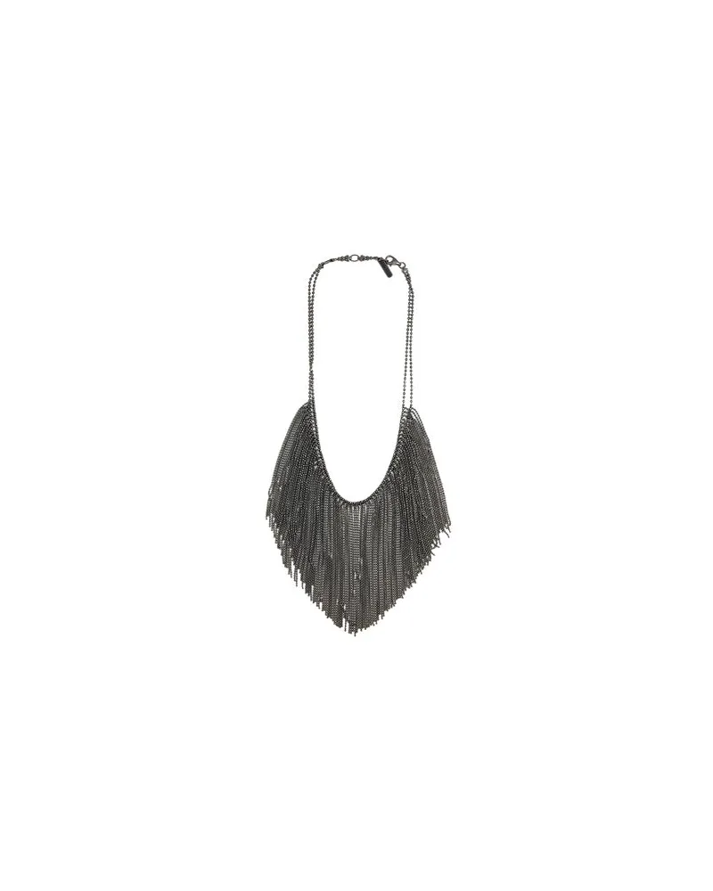 Brunello Cucinelli SCHMUCK und UHREN - Halskettenauf YOOX.COM Schwarz