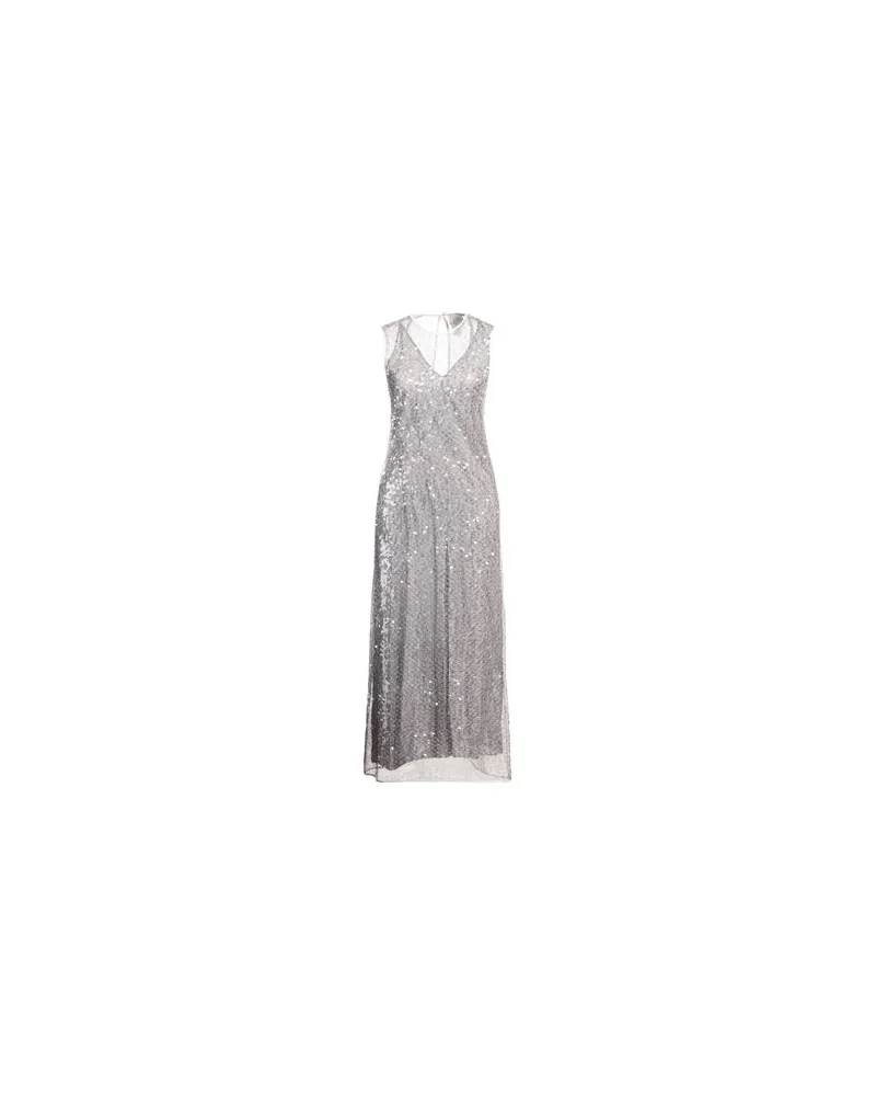 ALYSI KLEIDER - Maxi-Kleiderauf YOOX.COM Grau