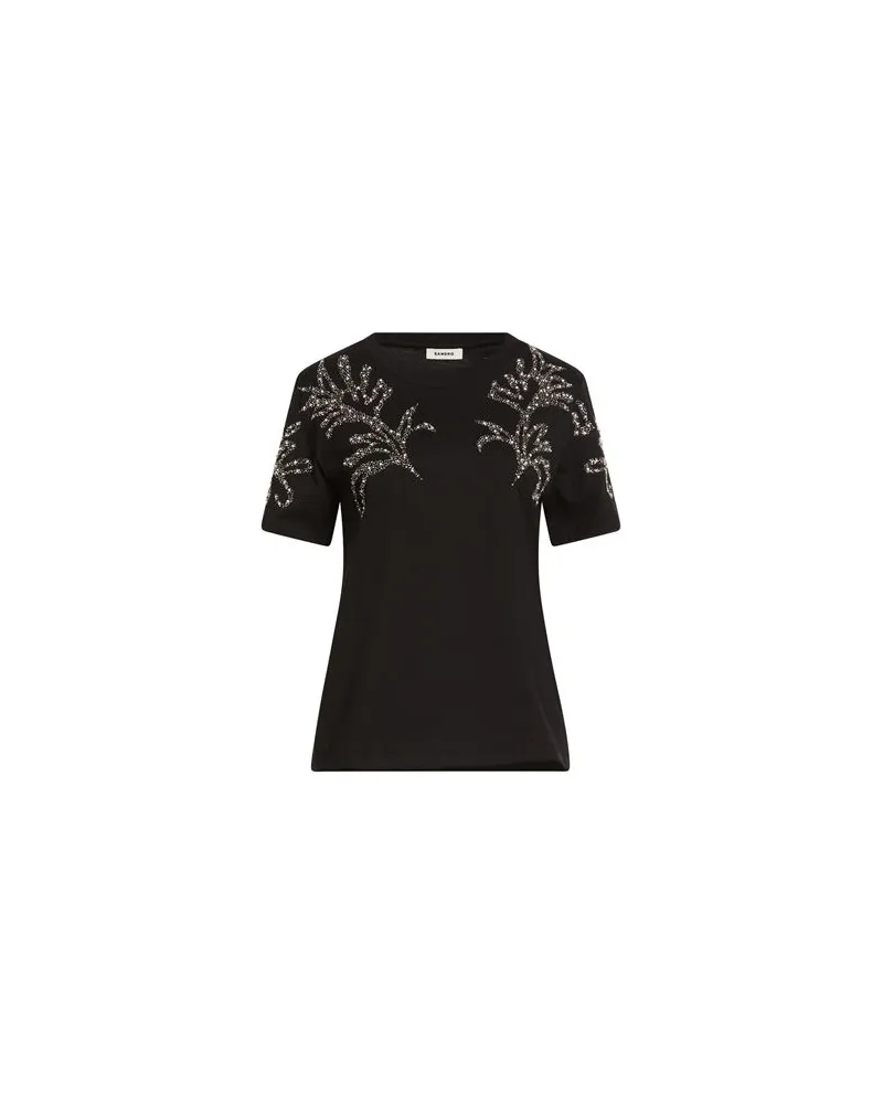 Sandro TOPS - T-shirtsauf YOOX.COM Schwarz