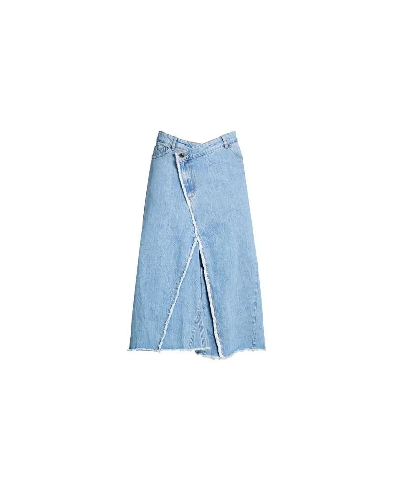Wood Wood HOSEN & RÖCKE - Jeansröckeauf YOOX.COM Blau