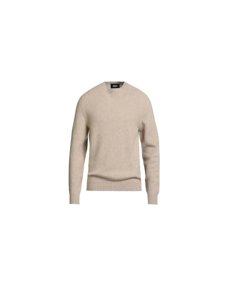 Alpha Studio STRICKWAREN - Pulloverauf YOOX.COM Beige