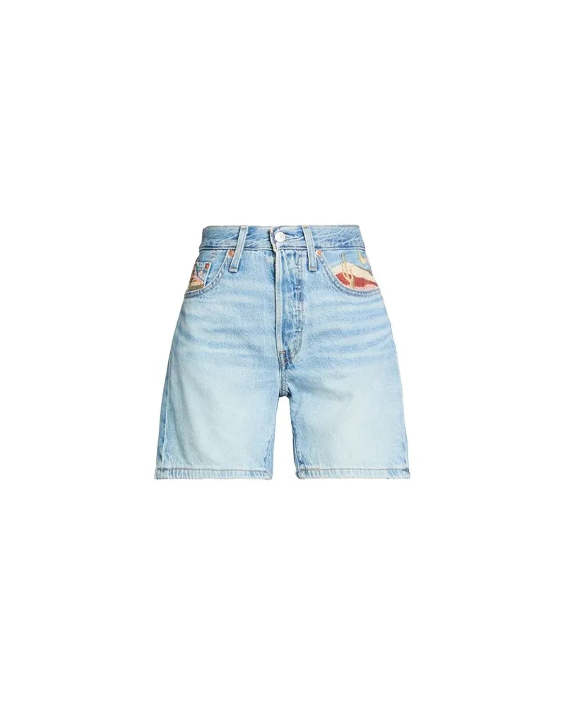 Levi's HOSEN & RÖCKE - Jeansshortsauf YOOX.COM Blau