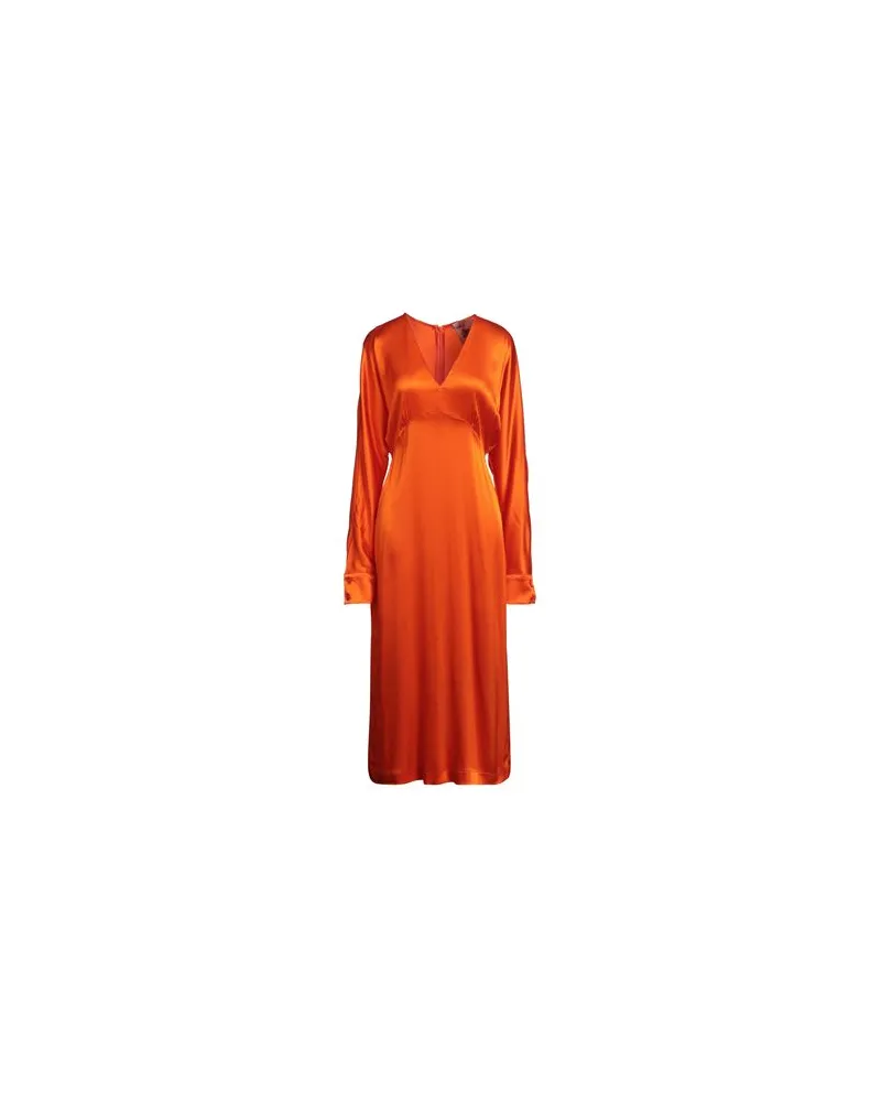 Semicouture KLEIDER - Midi-Kleiderauf YOOX.COM Orange