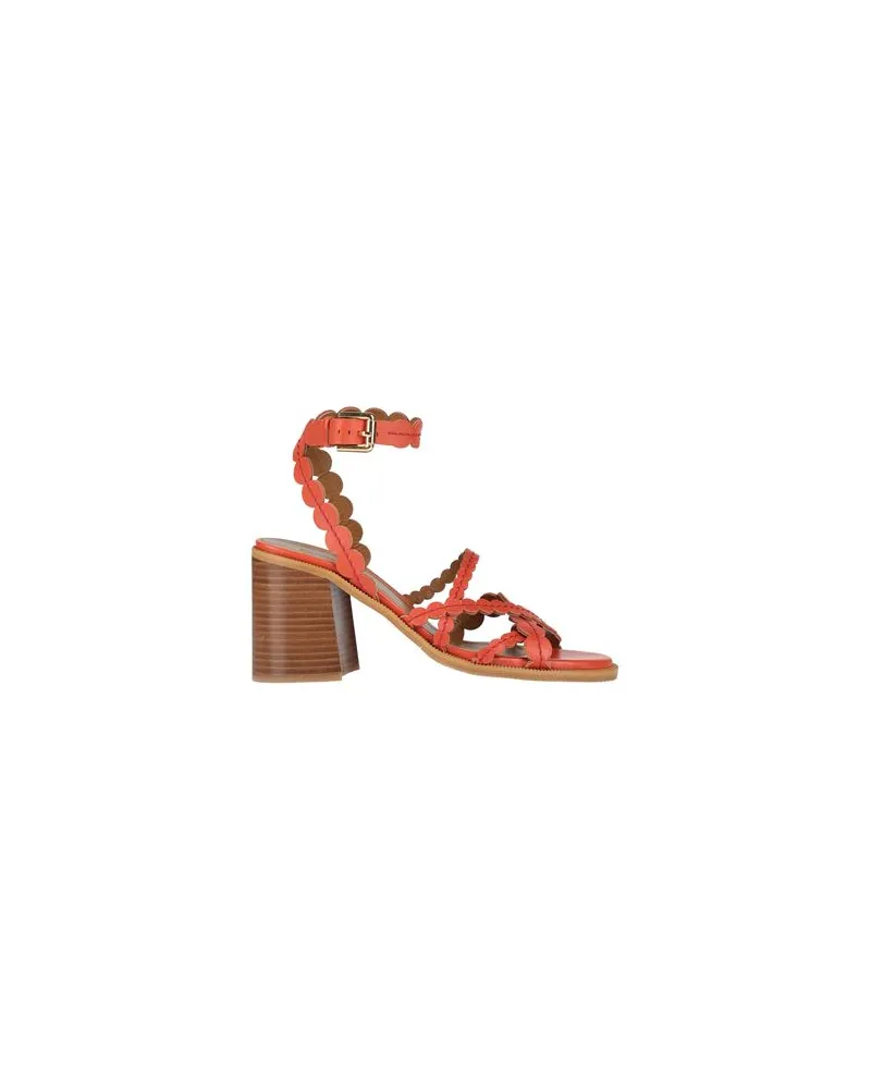 See by Chloé SCHUHE - Sandalenauf YOOX.COM Tomatenrot