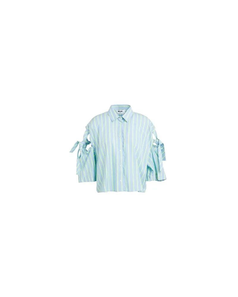 MSGM TOPS - Hemdenauf YOOX.COM Hellblau