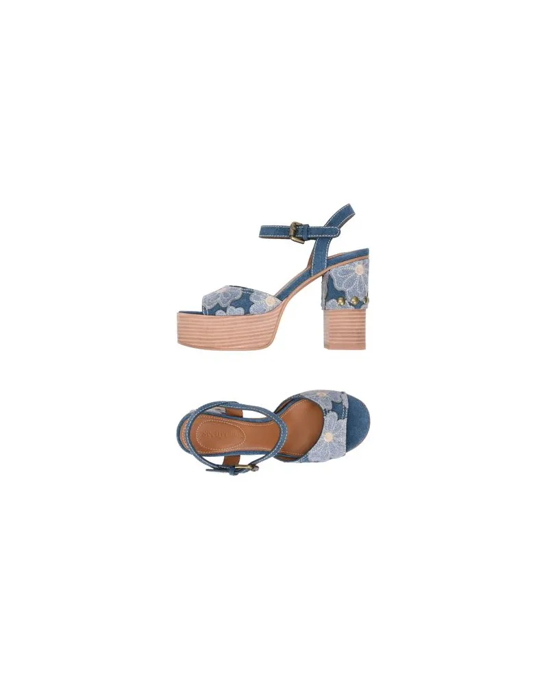 See by Chloé SCHUHE - Sandalenauf YOOX.COM Taubenblau