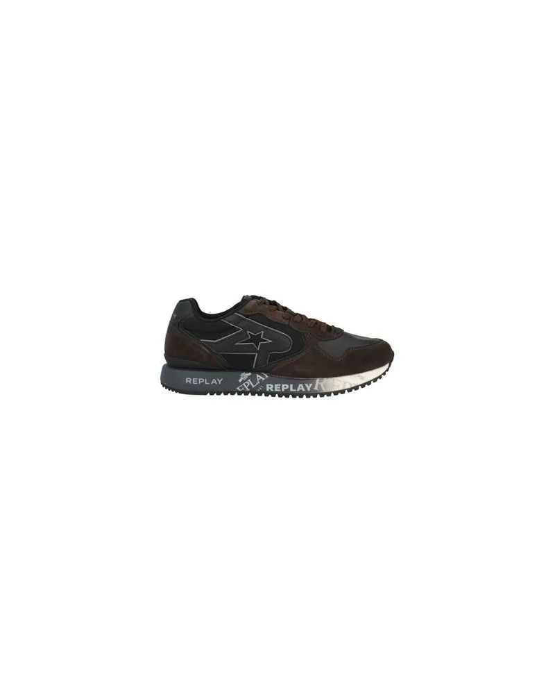 Replay SCHUHE - Sneakersauf YOOX.COM Dunkelbraun