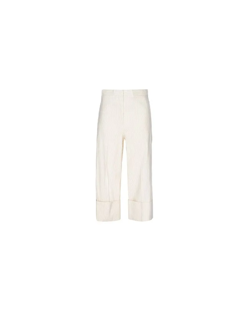 8 HOSEN & RÖCKE - Hosenauf YOOX.COM Elfenbein