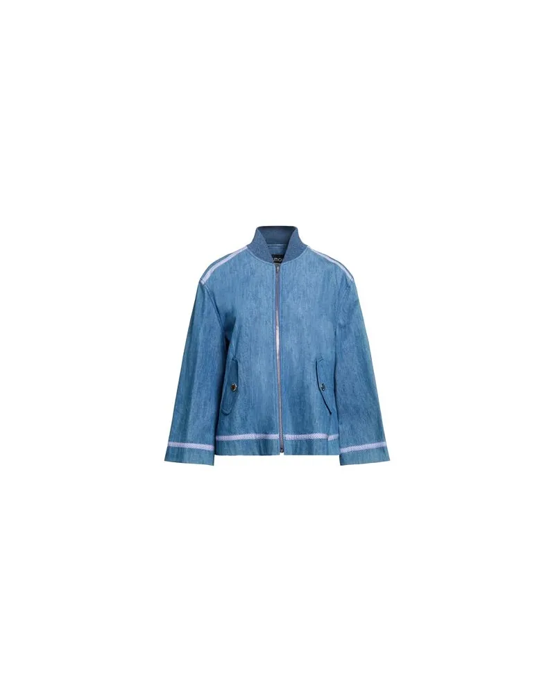 Moschino JACKEN & MÄNTEL - Jeansjacken/Mäntelauf YOOX.COM Blau