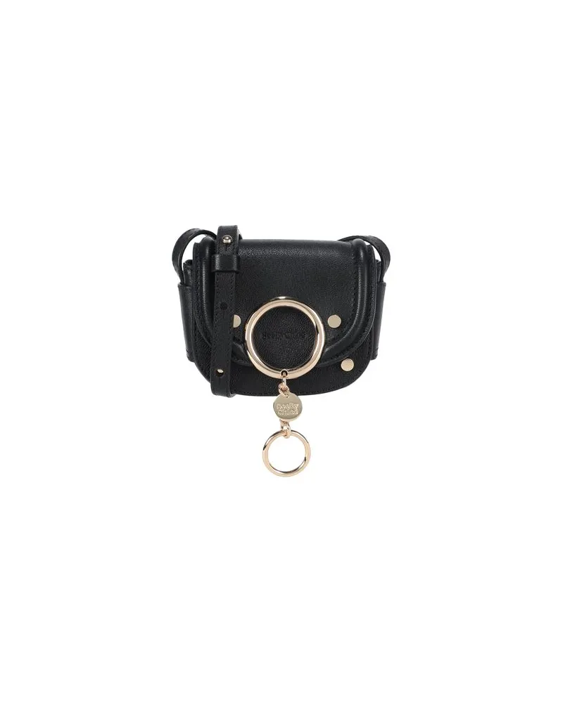 See by Chloé MARA MINI CROSSBODY BAG   - TASCHEN - Umhängetascheauf YOOX.COM Schwarz