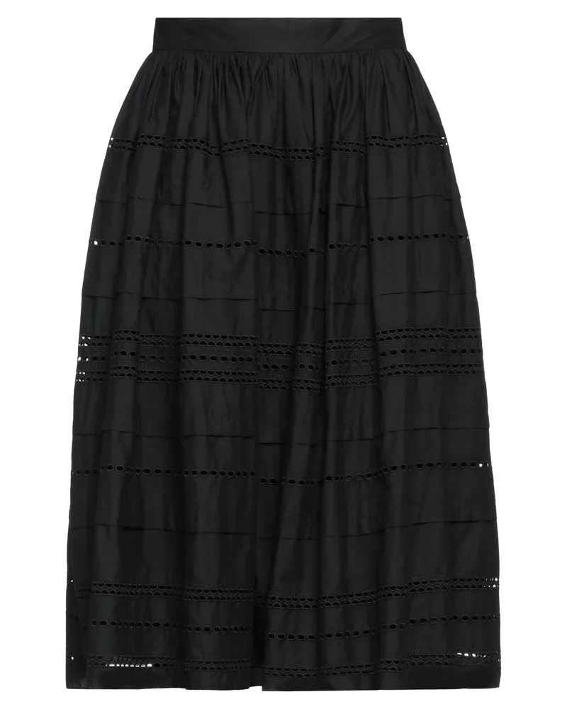 RED Valentino Midi-Rock Schwarz