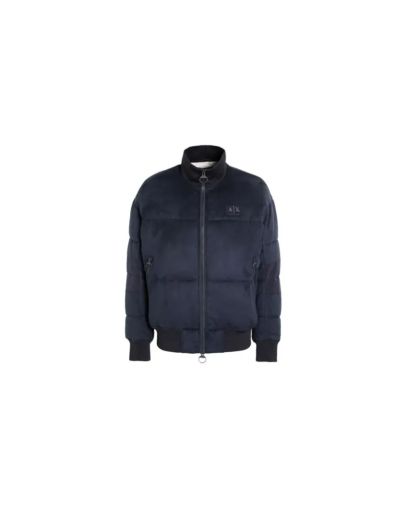 Armani Exchange JACKEN & MÄNTEL - Pufferjacken & Daunenjackenauf YOOX.COM Nachtblau